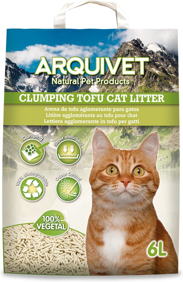 Arquivet Klumpende Katzenstreu mit Tofu - 6 L