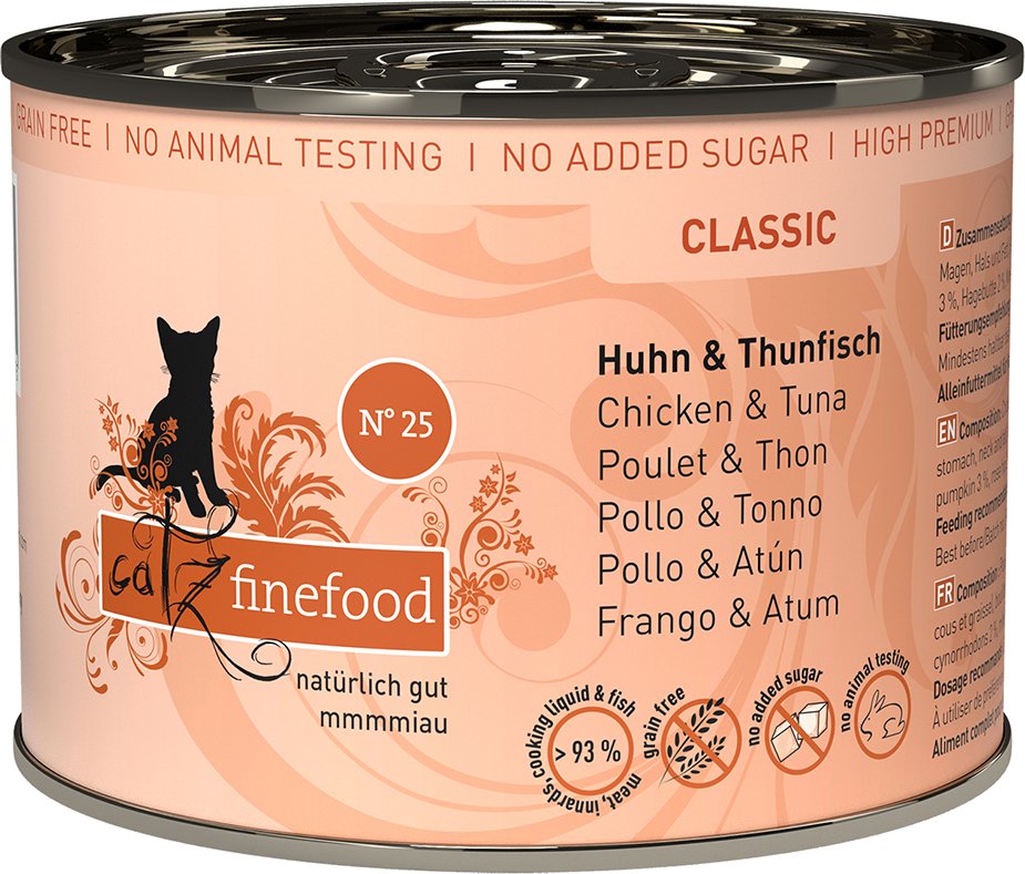 Sparpaket catz finefood 12 x 200 g - Huhn & Thunfisch