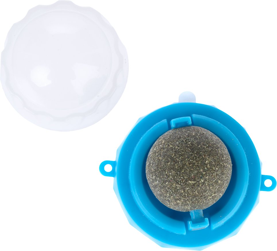 zooplus Basics Katzenminzeball - 5 x 5 x 4 cm, Blau