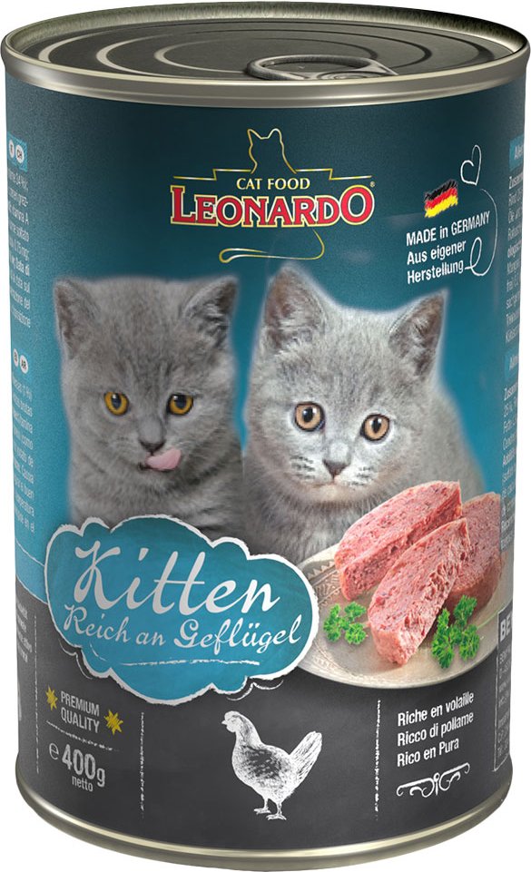 Thumbnail - Leonardo All Meat Katzenfutter 6 x 400 g - Kitten (Geflügel / Rind)