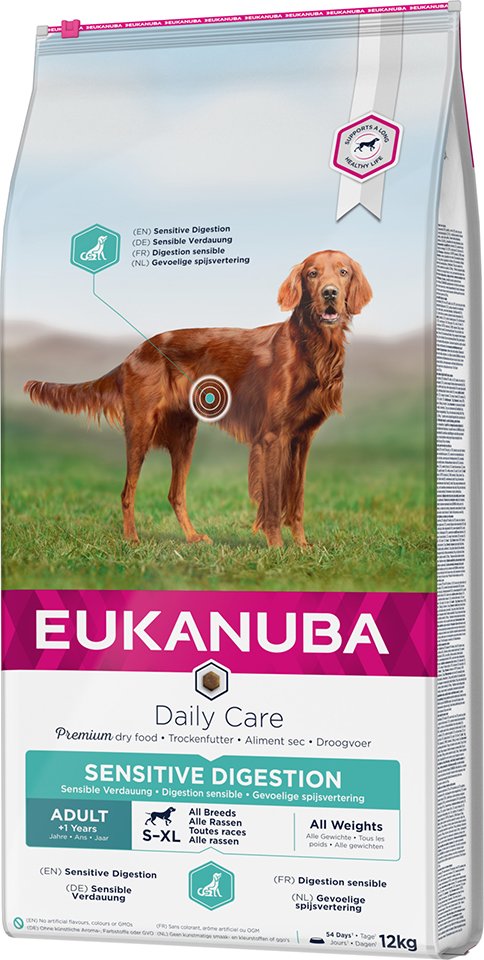 Eukanuba Daily Care Adult Sensitive Digestion - Sparpaket: 2 x 12 kg