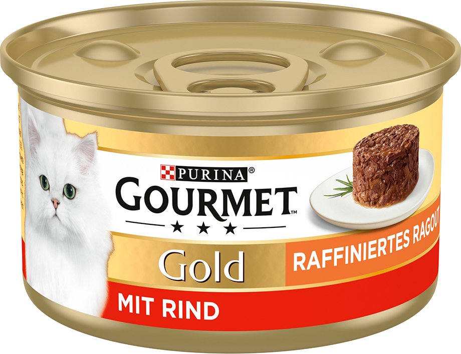 Sparpaket Gourmet Gold Raffiniertes Ragout 48 x 85 g - Rind
