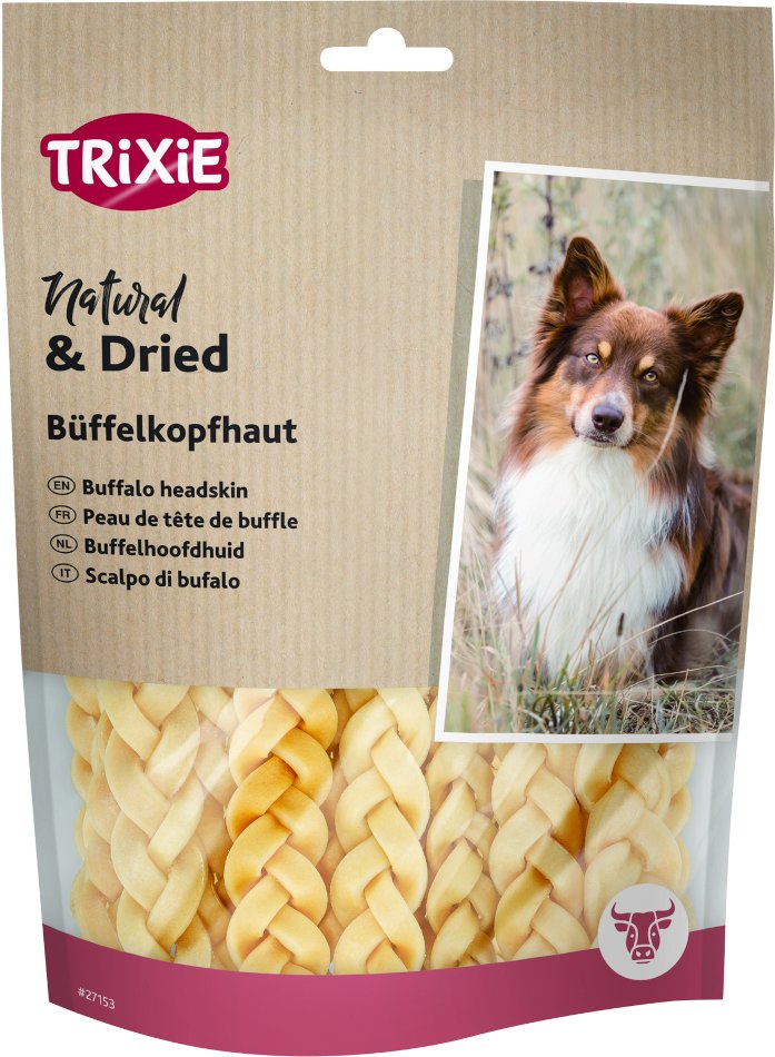 Trixie Büffelkopfhaut - 12 cm (6 x 200 g)