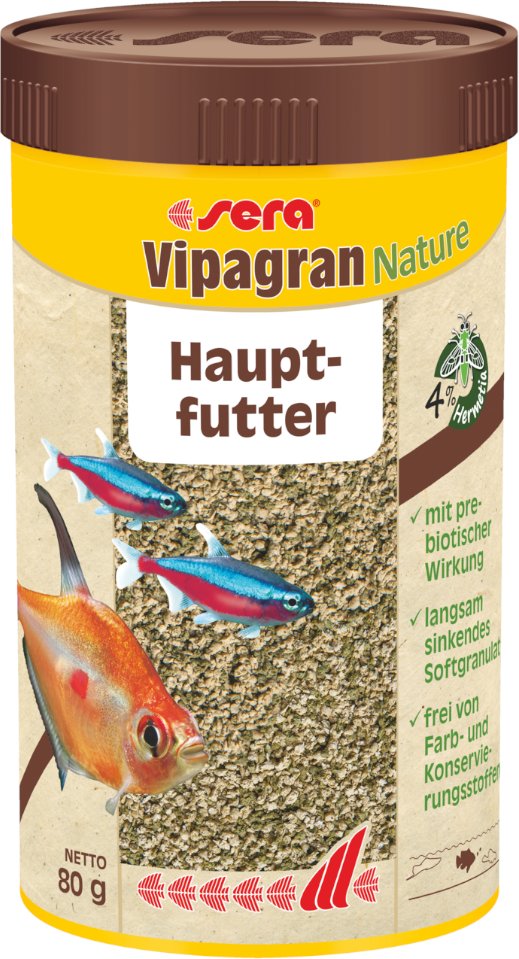 sera Vipagran Nature Softgranulat - Sparpaket: 2 x 1000 ml