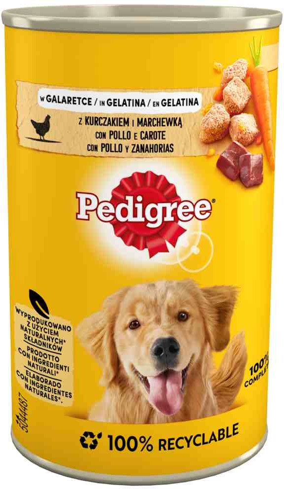 Sparpaket 24 x 400 g Pedigree Adult Classic - mit Huhn