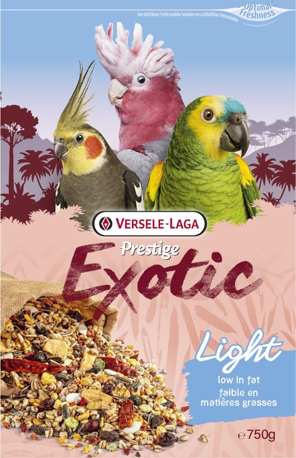 Versele-Laga Prestige Parrots Exotic Light - 750 g