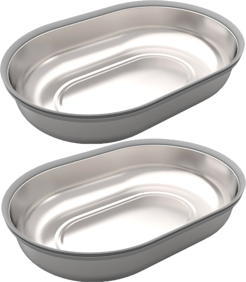 SureFeed Napf - 2x SureFeed Ersatznäpfe, 400 ml, Edelstahl