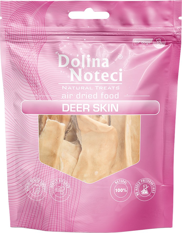 Dolina Noteci Dog Natural Treats Rehhaut - Sparpaket: 3 x 100 g