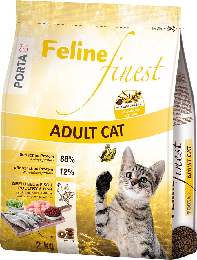 Sparpaket Porta 21 2 x 2 kg - Feline Finest Adult Cat
