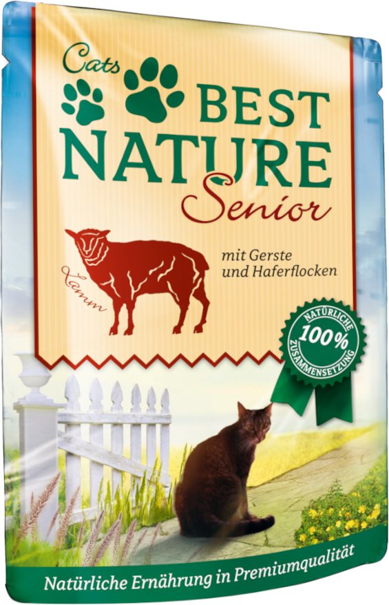 Best Nature Cat Senior 16 x 85 g - Lamm