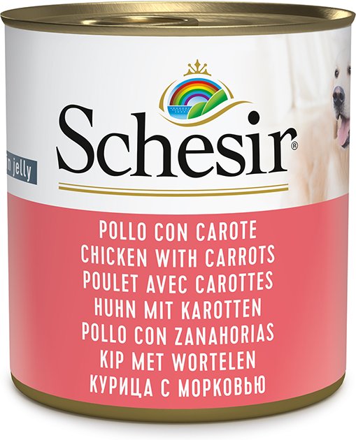 Schesir Nassfutter 6 x 285 g - Huhn mit Karotten