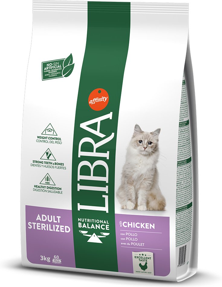 Libra Cat Adult Sterilized Huhn - 3 kg