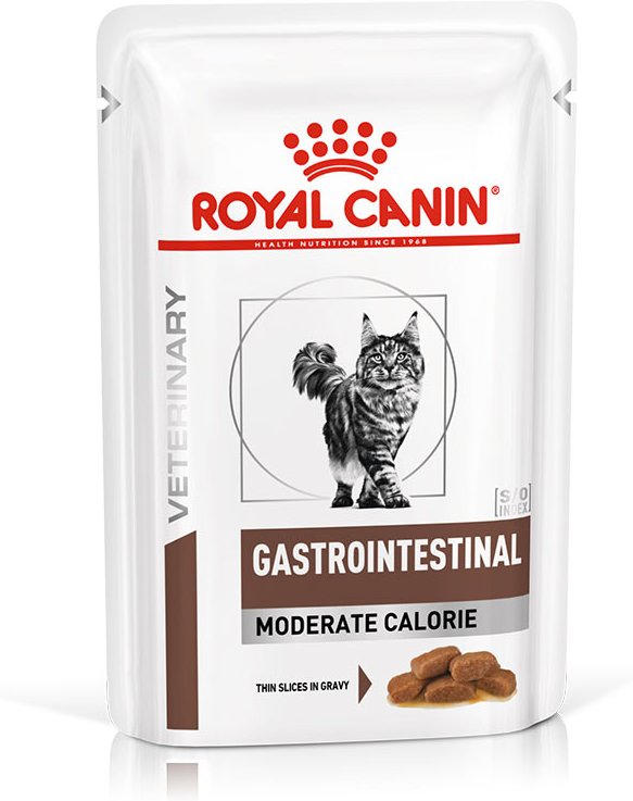Royal Canin Veterinary Feline Gastrointestinal Moderate Calorie in Soße - 12 x 85 g