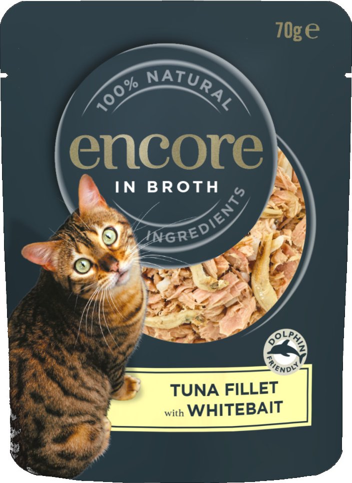 Encore Cat Pouch 16 x 70 g - Thunfisch und Weißfisch