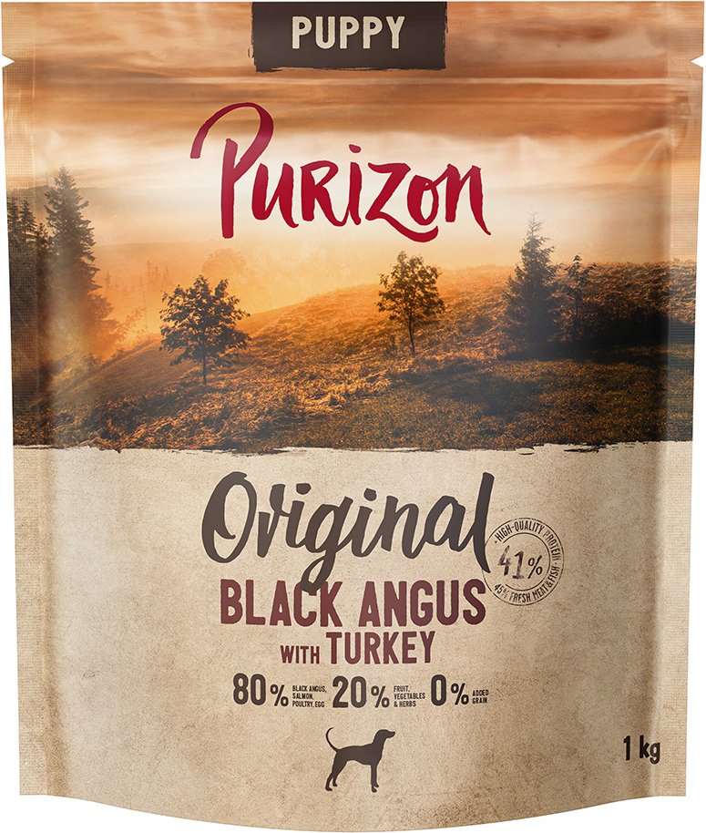 Thumbnail - Purizon Puppy Black Angus mit Truthahn - 1 kg