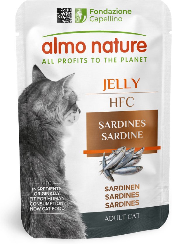 Sparpaket Almo Nature HFC Jelly Pouch 24 x 55 g - Sardinen