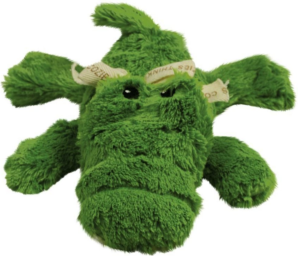 KONG Cozie Ali Alligator - Gr. XL: L 33 x B 31 x H 12 cm