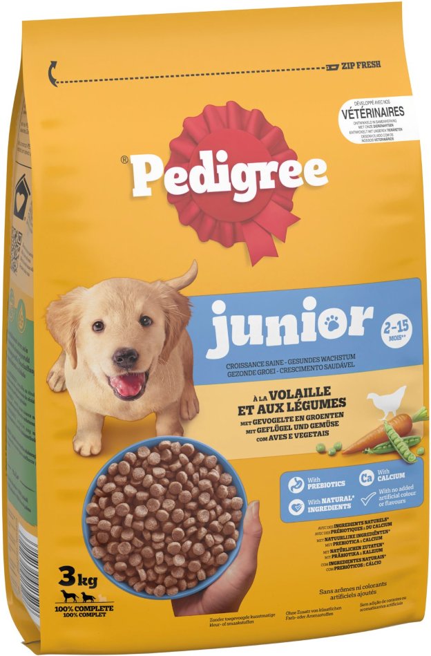 Pedigree Junior Geflügel & Gemüse - 3 kg