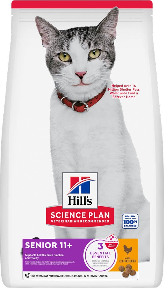 Hill's Science Plan Senior 11+ Huhn - Sparpaket: 2 x 7 kg