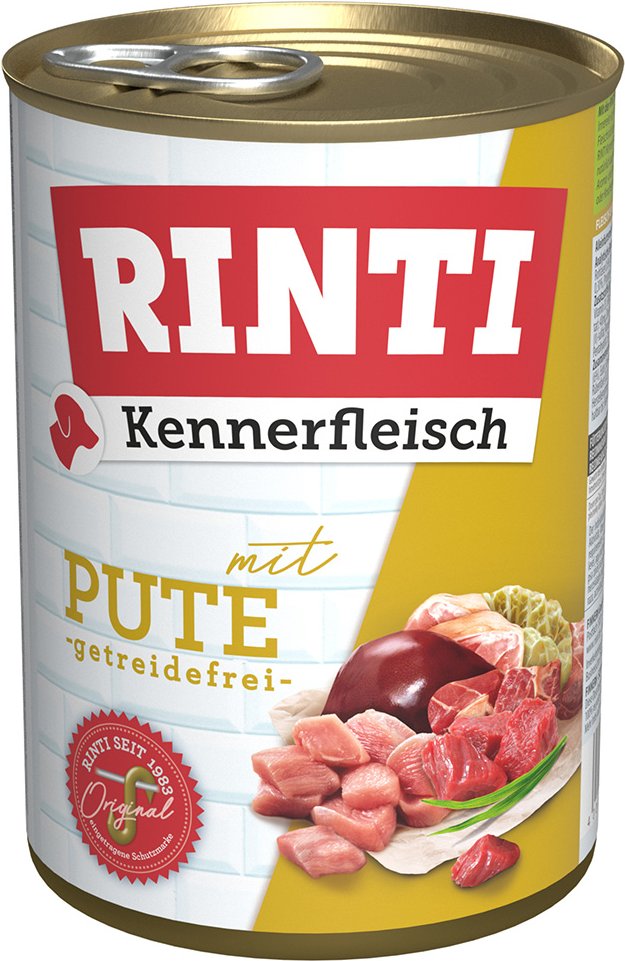 Sparpaket RINTI Kennerfleisch 12 x 400 g - Pute