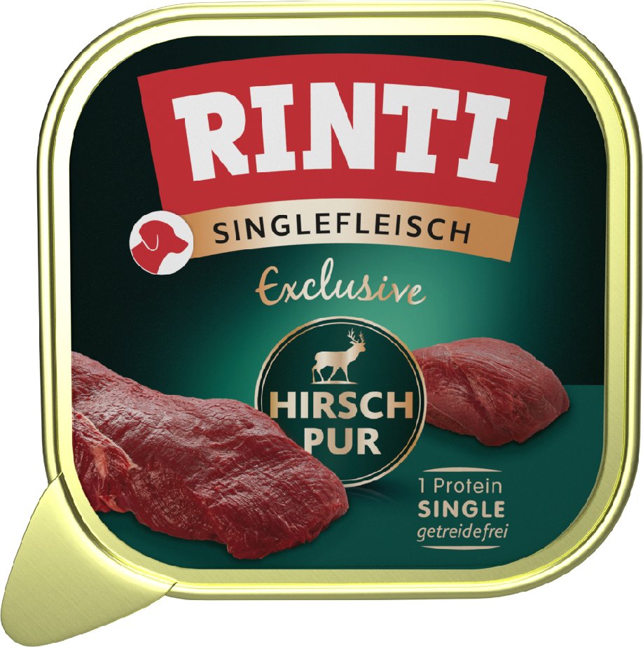 Sparpaket RINTI Singlefleisch Exclusive 30 x 150 g - Hirsch