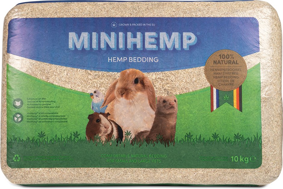 Minihemp Hemp Bedding - Sparpaket: 2 x 10 kg