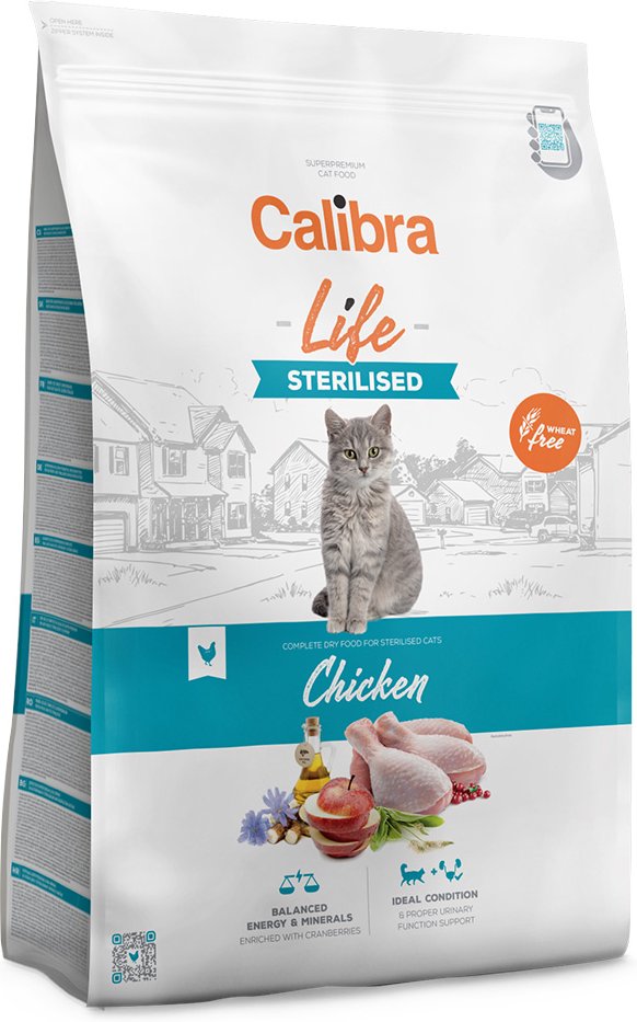 Calibra Cat Life Sterilised Huhn - Sparpaket: 2 x 6 kg