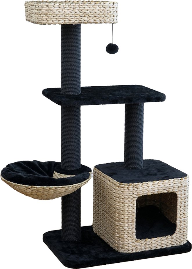 Karlie Wasserhyazinthe Kratzmöbel Sombra M - schwarz / natur