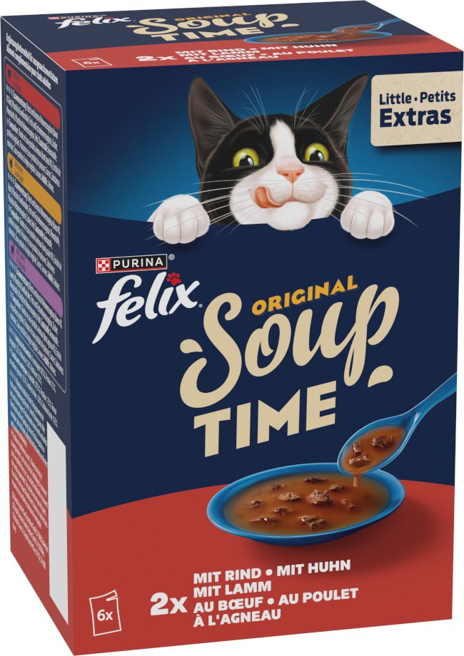 Felix Soup Time Original 6 x 48 g - Geschmacksvielfalt vom Land