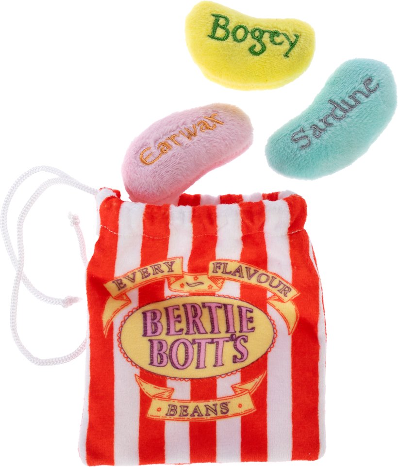 Harry Potter Katzenspielzeugset Bertie Botts Bohnen - 3er-Set inkl. Stoffbeutel