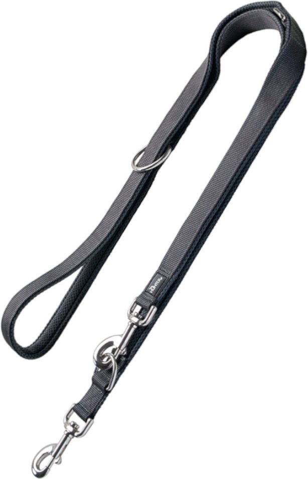 HUNTER Führleine Divo & Maldon, grau - 190 cm lang, 15 mm breit