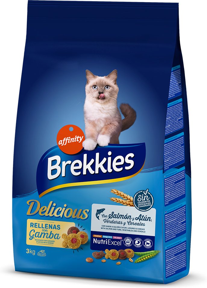 Brekkies Feline Delicious Fisch - Sparpaket: 2 x 3 kg