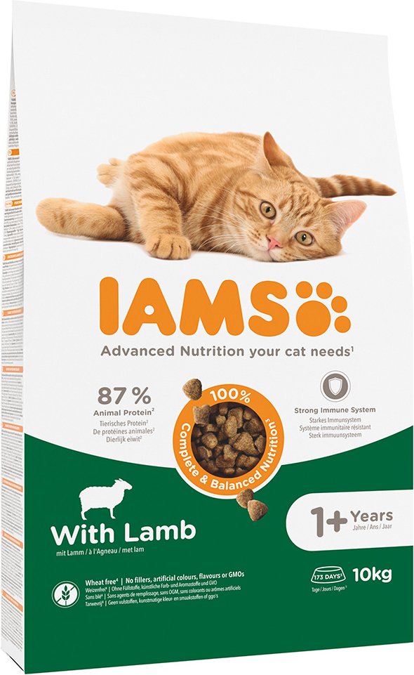 IAMS Advanced Nutrition Adult Cat mit Lamm - Sparpaket: 2 x 10 kg