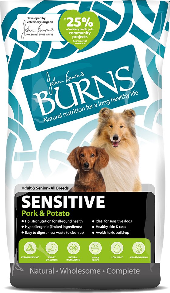 Burns Adult & Senior Sensitive Schwein & Kartoffel - 12 kg