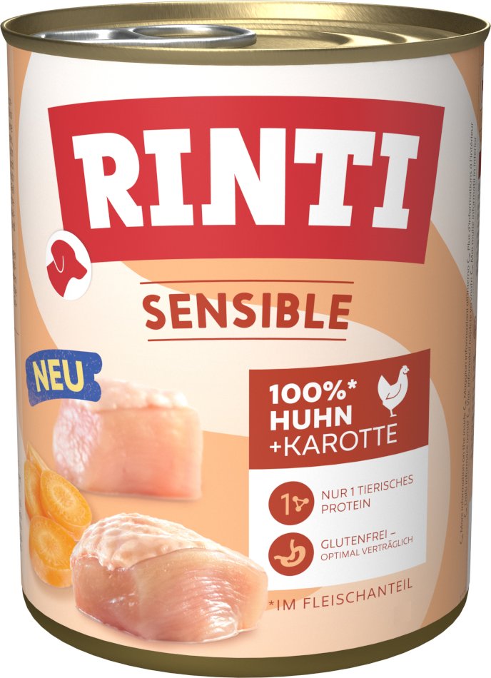 Thumbnail - RINTI Sensible 6 x 800 g - Huhn & Karotte