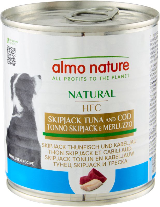 Sparpaket Almo Nature HFC 12 x 280 g / 290 g - Skip Jack Thunfisch und Kabeljau (290 g)
