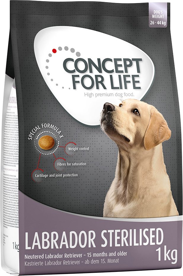 Concept for Life Hundefutter Probierbeutel – jetzt testen! - Labrador Sterilised (1 kg)