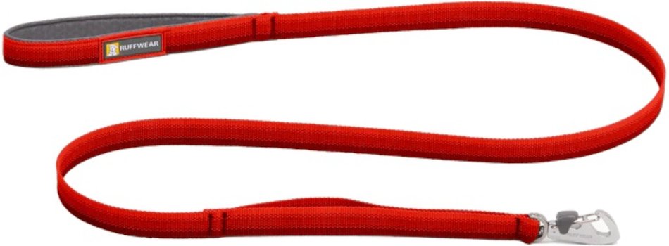 Ruffwear Front Range Leine, Red Canyon - 150 cm lang, 20 mm breit