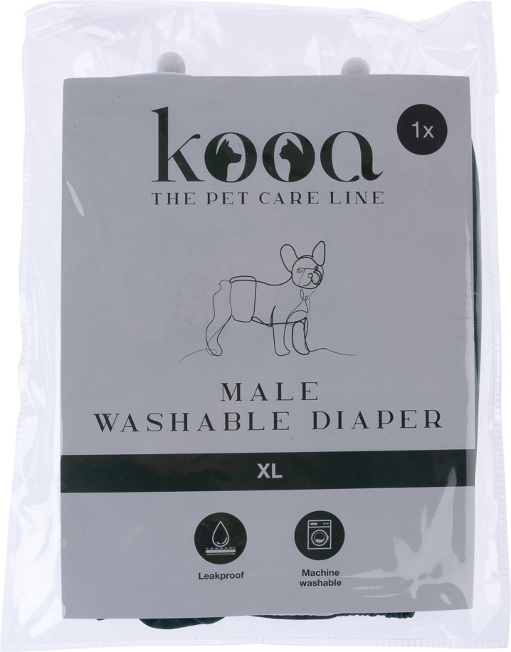 kooa Waschbare Windel für Rüden - Größe XL