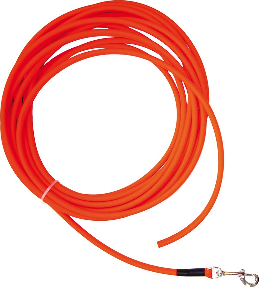 Heim Suchleine BioThane® rund ohne Handschlaufe - 10 m lang, Ø 8 mm