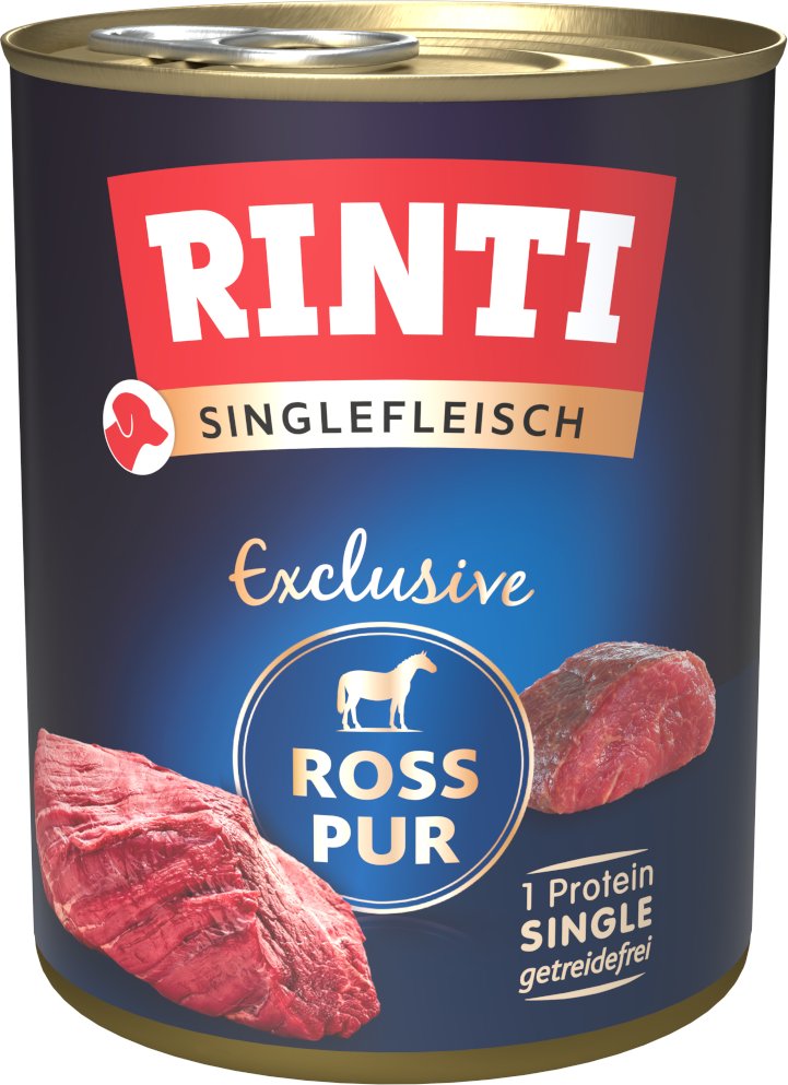 Sparpaket RINTI Singlefleisch 24 x 800g - Exclusive Ross pur