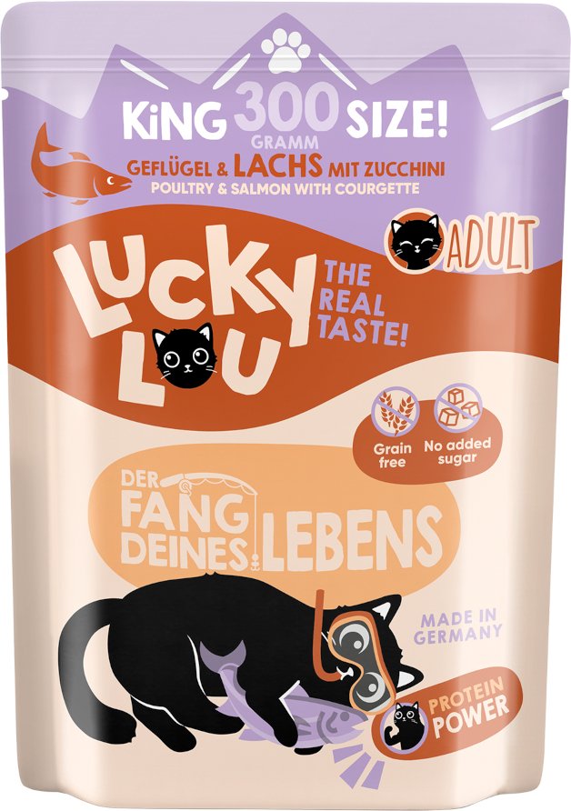 Lucky Lou Adult 300 g - Geflügel & Lachs