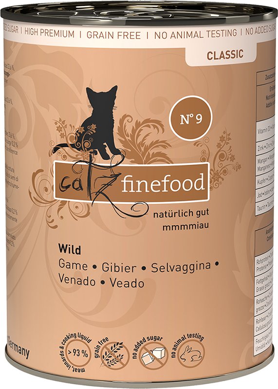 Sparpaket catz finefood 12 x 400 g - Wild