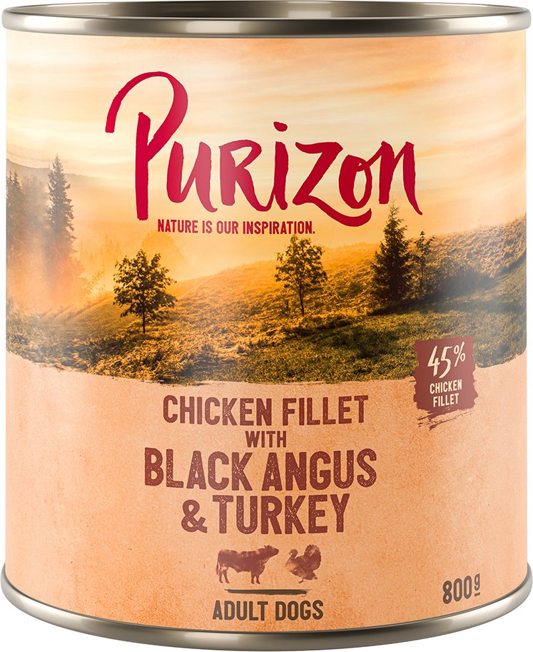 Thumbnail - Sparpaket Original 24 x 800 g - Hühnerfilet mit Black Angus & Truthahn, Süßkartoffel und Cranberry