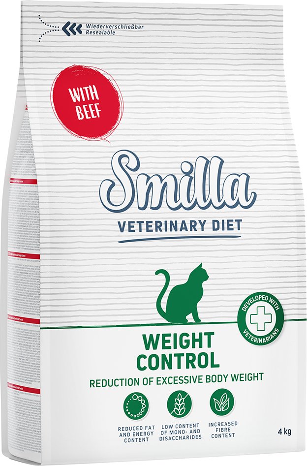 Smilla Veterinary Diet Diabetes & Weight Control Rind - Sparpaket: 2 x 4 kg