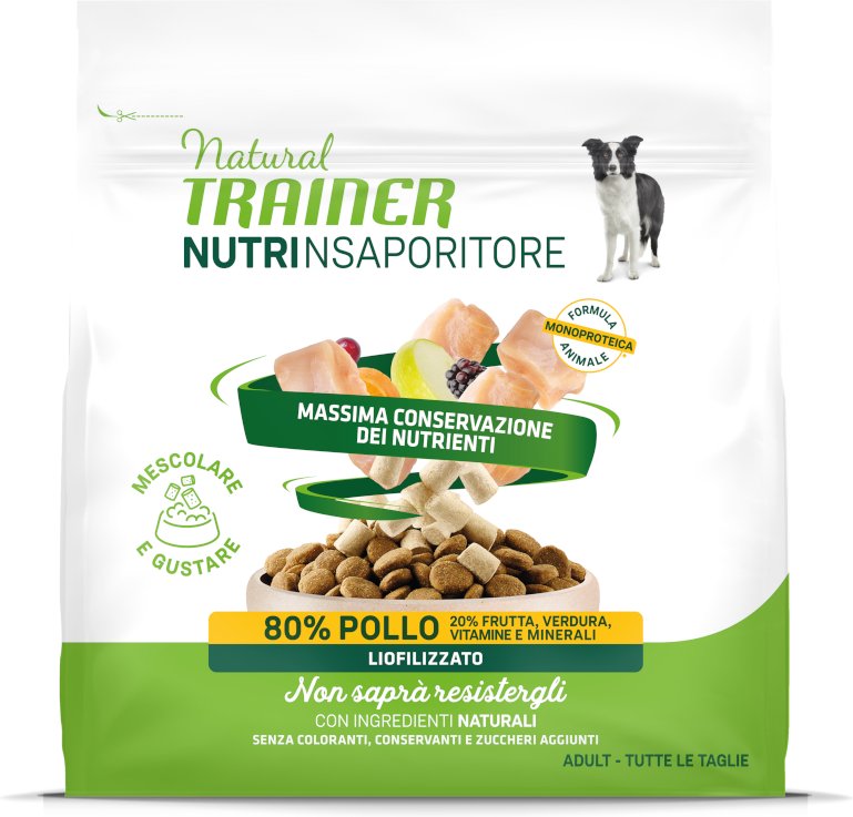 Sparpaket Natural Trainer NutrInsaporitore Gefriergetrocknete Toppers Adult 7 x 120 g - Huhn