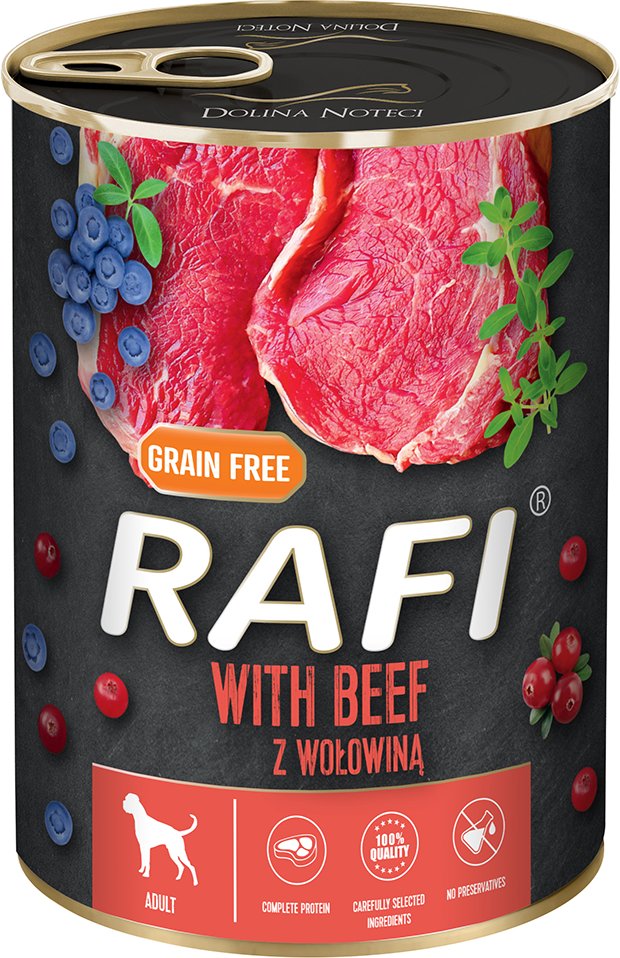 Rafi Adult 24 x 400 g - mit Rind, Blaubeere und Cranberry