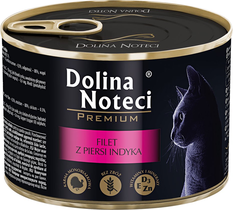 Sparpaket Dolina Noteci Premium Katze 24 x 185 g - Putenbrustfilet