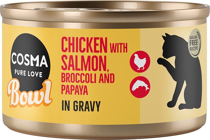 Cosma Bowl 6 x 80 g - Hühnchenbrust mit Lachs