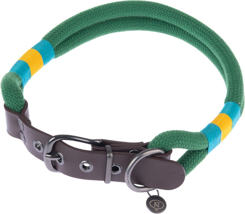Nomad Tales Spirit Halsband, pine - Größe L: 46 - 52 cm Halsumfang, 40 mm breit